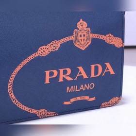PRADA Saffiano кожаная мужская сумка нового дизайна, модель 2VF05