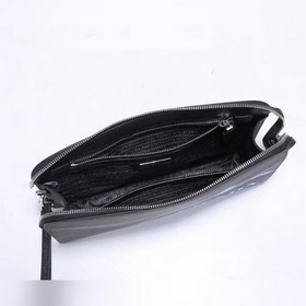 PRADA Saffiano кожаная мужская сумка нового дизайна, модель 2VF05