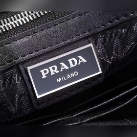 PRADA Saffiano кожаная мужская сумка нового дизайна, модель 2VF05