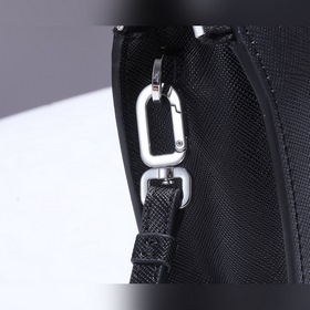 PRADA Saffiano кожаная мужская сумка нового дизайна, модель 2VF05