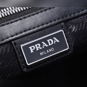 PRADA Saffiano кожаная мужская сумка нового дизайна, модель 2VF05