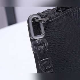 PRADA Saffiano кожа, новая модель мужской сумки-клатча, модель 2N