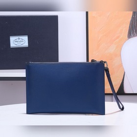 PRADA Saffiano кожа, новая модель мужской сумки-клатча, модель 2N
