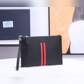Мужская сумка Prada, модель： 2NG022 Итальянский импортный матери