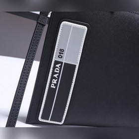 Мужская сумка Prada, модель 2NH036 Импортная кожа с крестообразны