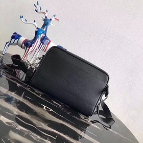 Мужская сумка через плечо PRADA, модель 2VH063 Материал： кожа Af