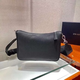 PRADA Кожаная сумка через плечо 3 в 1, модель 2VH113 Кожа/кожа с 