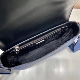 PRADA Мужская сумка через плечо с вышитым ремешком, модель 2VD046
