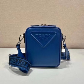 Мужская сумка через плечо PRADA с вышитым ремешком, модель 2VH154