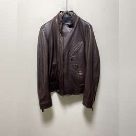 ARMANI Новая мотоциклетная кожаная куртка Изготовлена из турецкой