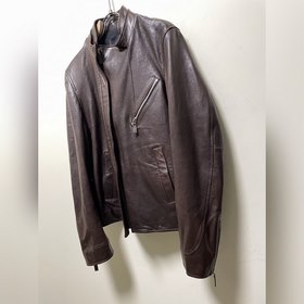 ARMANI Новая мотоциклетная кожаная куртка Изготовлена из турецкой