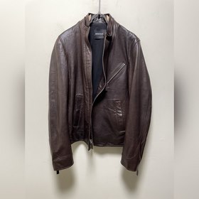 ARMANI Новая мотоциклетная кожаная куртка Изготовлена из турецкой