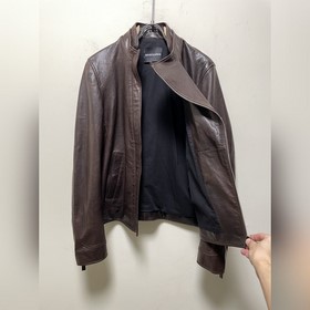 ARMANI Новая мотоциклетная кожаная куртка Изготовлена из турецкой