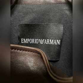ARMANI Новая мотоциклетная кожаная куртка Изготовлена из турецкой