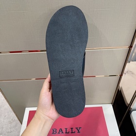 Мужские тапочки Bally из кожи JABIL Сандалии с перекрещивающимися