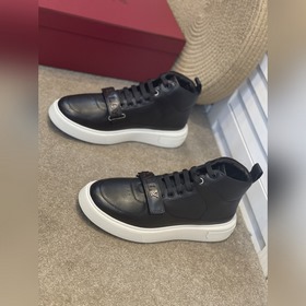 Bally высокие мужские ботинки с застежкой-липучкой, толстая подош
