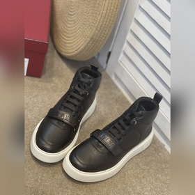 Bally высокие мужские ботинки с застежкой-липучкой, толстая подош