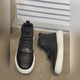 Bally высокие мужские ботинки с застежкой-липучкой, толстая подош