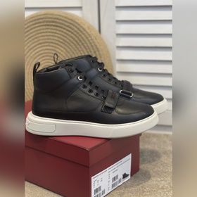Bally высокие мужские ботинки с застежкой-липучкой, толстая подош
