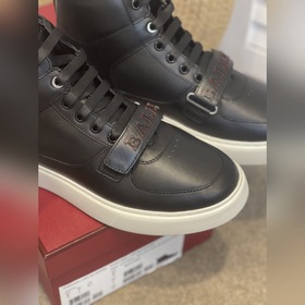 Bally высокие мужские ботинки с застежкой-липучкой, толстая подош
