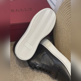 Bally высокие мужские ботинки с застежкой-липучкой, толстая подош
