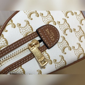 CELINE | Ботинки из кожи с небольшим логотипом Логотип TRIOMPHE C
