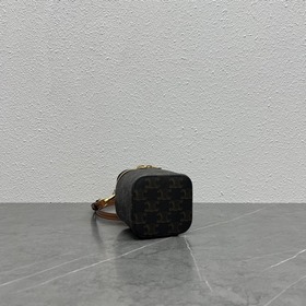 Новая сумка CELINE в форме коробки Маленькая круглая сумка с двой