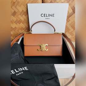 CELINE 2022 раннеосенняя сумка-бокс и небольшой жесткий чемодан п