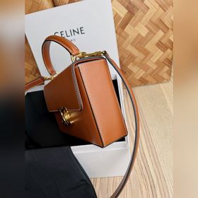 CELINE 2022 раннеосенняя сумка-бокс и небольшой жесткий чемодан п