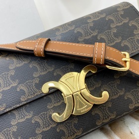 CELINE &nbsp;TRIOMPHE Сумка через плечо из телячьей кожи с ло