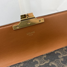 CELINE &nbsp;TRIOMPHE Сумка через плечо из телячьей кожи с ло