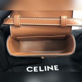 Celine Триумфальная арка мини-сумка Импортная кожа, внутренний сл