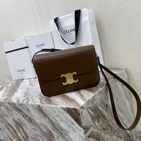 CELINE &nbsp;TRIOMPHE Средняя сумка через плечо из гладкой те