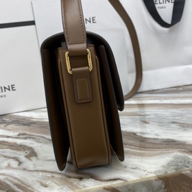 CELINE &nbsp;TRIOMPHE Средняя сумка через плечо из гладкой те