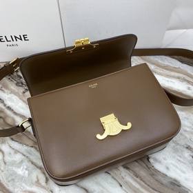 CELINE &nbsp;TRIOMPHE Средняя сумка через плечо из гладкой те