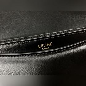 CELINE TEEN BESACE TRIOMPHE Сумка из блестящей кожи Новая сумка-с