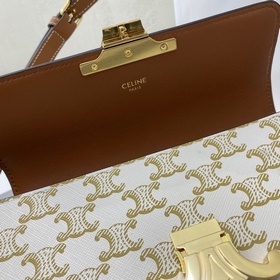 CELINE &nbsp;TRIOMPHE Сумка через плечо из телячьей кожи с ло