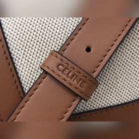 CELINE TRIOMPHE Триумфальная арка Box [бежевый холст с коричнево