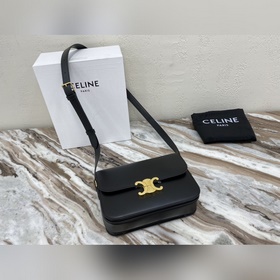 CELINE &nbsp;TRIOMPHE Средняя сумка через плечо из гладкой те