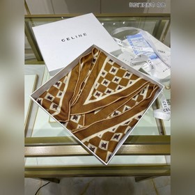 CELINE Ромбовидный платок Многофункциональный галстук ярких цвето