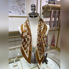 CELINE Ромбовидный платок Многофункциональный галстук ярких цвето