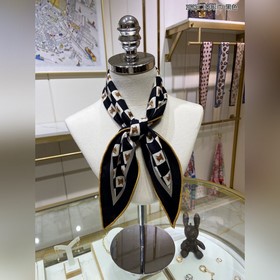 CELINE Ромбовидный платок Многофункциональный галстук ярких цвето