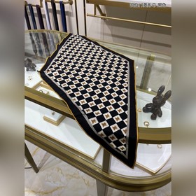 CELINE Ромбовидный платок Многофункциональный галстук ярких цвето