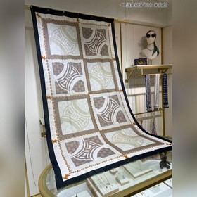 Серин CL длинный шарф с узором в клетку, 100% высококачественный