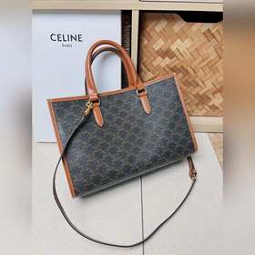 CELINE 2022 весна-лето горизонтальная сумка CABAS Тотальная сумка