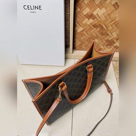 CELINE 2022 весна-лето горизонтальная сумка CABAS Тотальная сумка