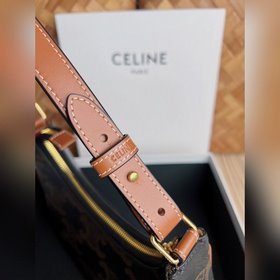CELINE Ava подмышечная сумка с большим цветочным принтом От клас