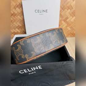 CELINE Ava подмышечная сумка с большим цветочным принтом От клас