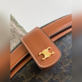 CELINE  TRIOMPHE CANVAS Сумка из кожи с логотипом Новая модель к