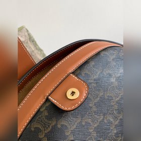 CELINE  TRIOMPHE CANVAS Сумка из кожи с логотипом Новая модель к